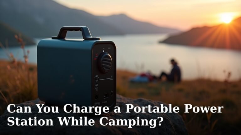 Can You Charge a Portable Power Station While Camping?