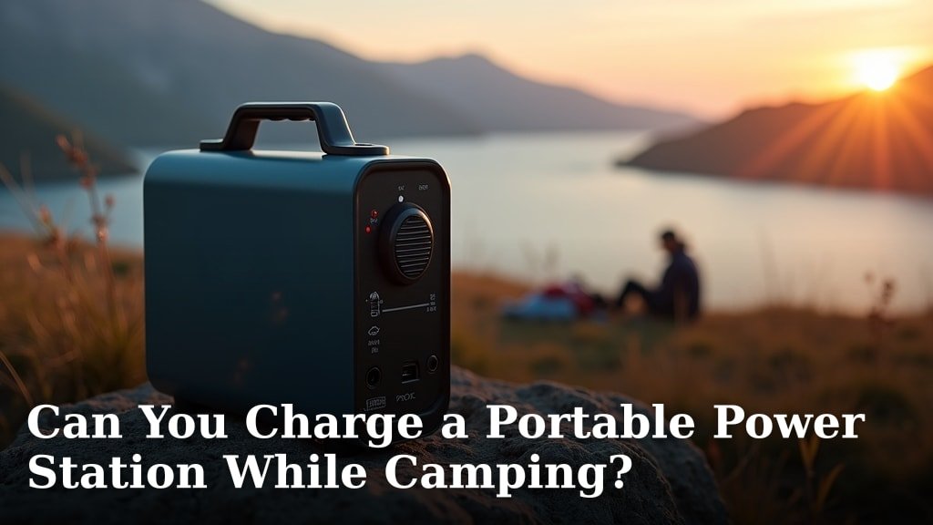 Can You Charge a Portable Power Station While Camping?