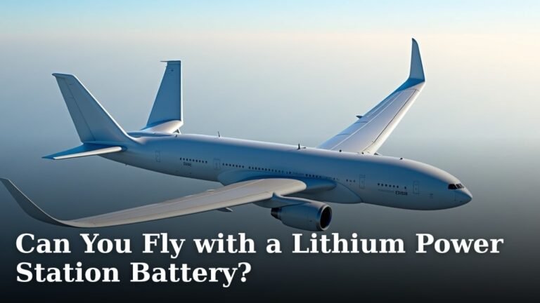 Can You Fly with a Lithium Power Station Battery?
