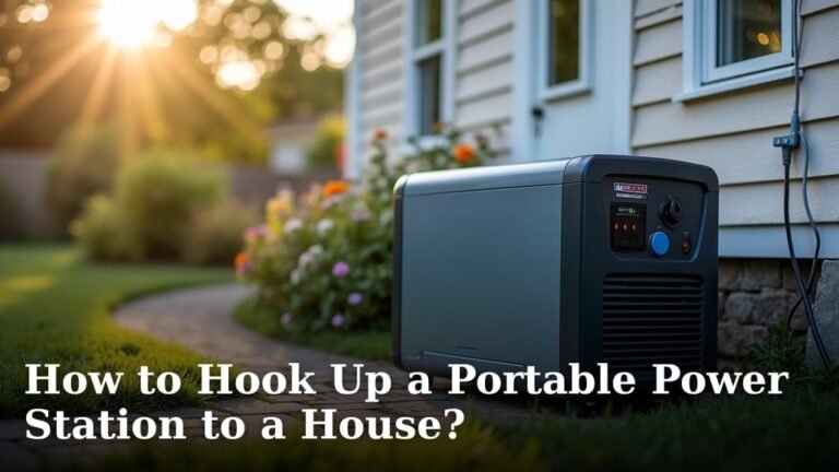 How to Hook Up a Portable Power Station to a House?
