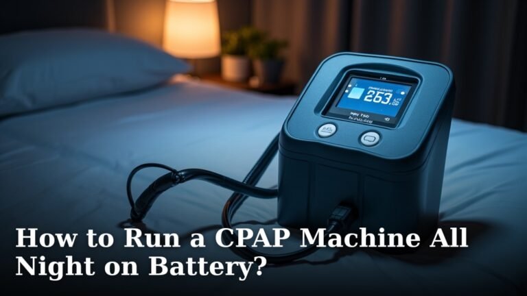 How to Run a CPAP Machine All Night on Battery?