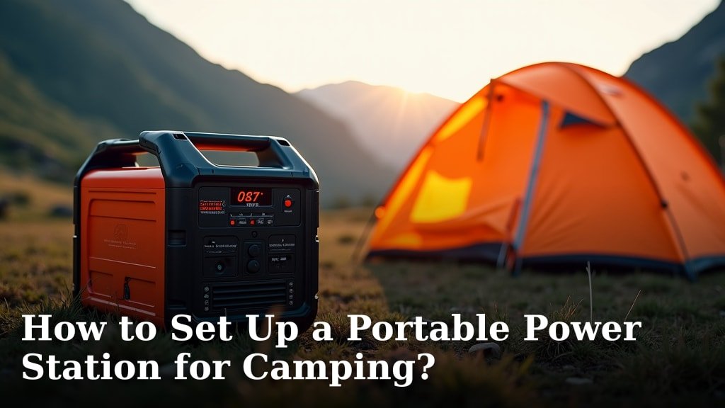 How to Set Up a Portable Power Station for Camping?