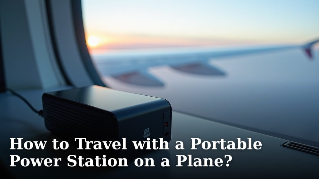 How to Travel with a Portable Power Station on a Plane?