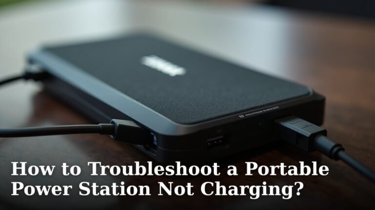 How to Troubleshoot a Portable Power Station Not Charging?