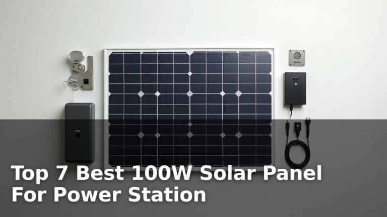 Top 7 Best 100W Solar Panel For Power Station