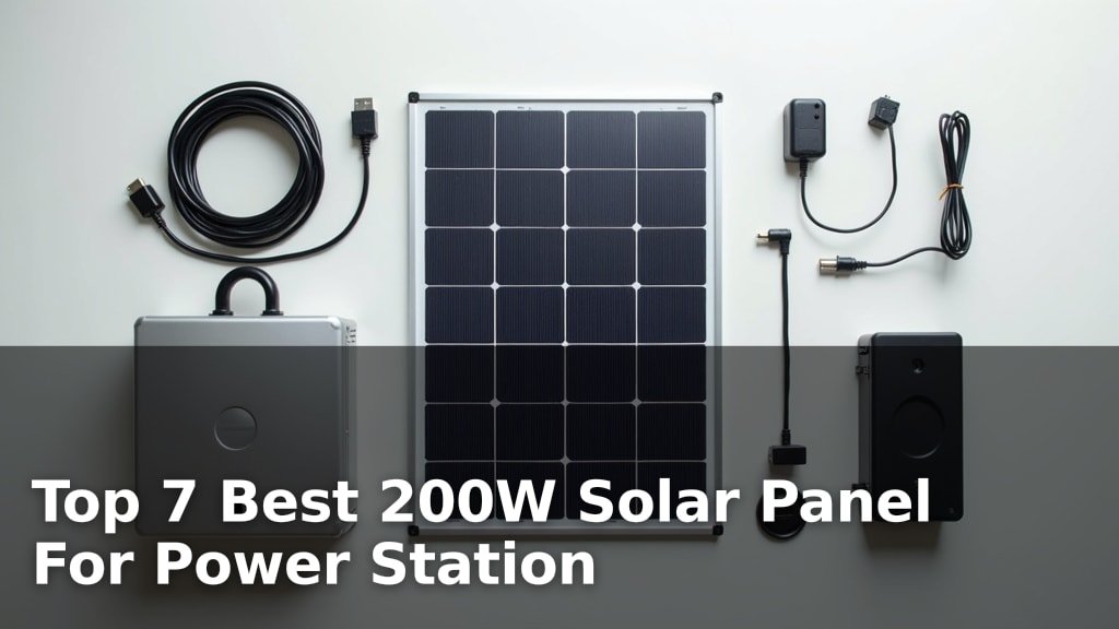 Top 7 Best 200W Solar Panel For Power Station