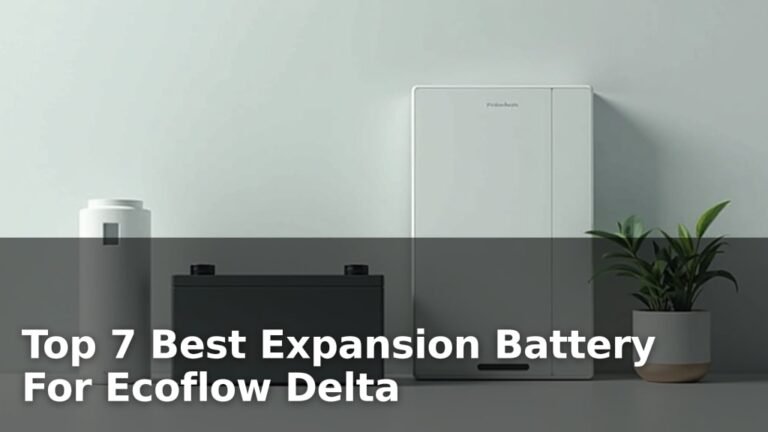Top 7 Best Expansion Battery For Ecoflow Delta