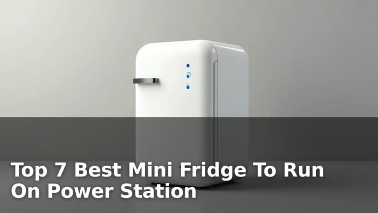 Top 7 Best Mini Fridge To Run On Power Station