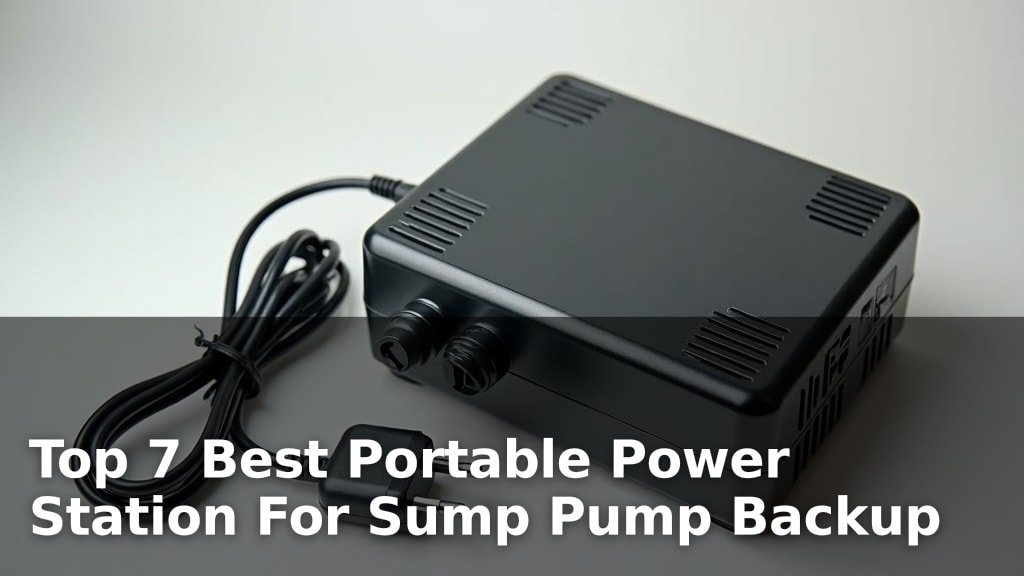Top 7 Best Portable Power Station For Sump Pump Backup