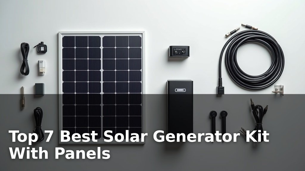 Top 7 Best Solar Generator Kit With Panels