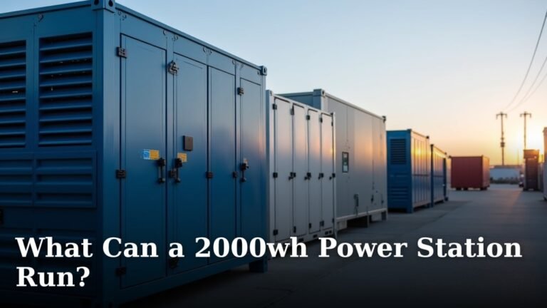 What Can a 2000wh Power Station Run?