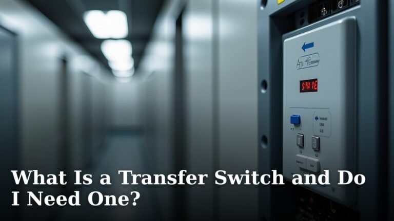 What Is a Transfer Switch and Do I Need One?