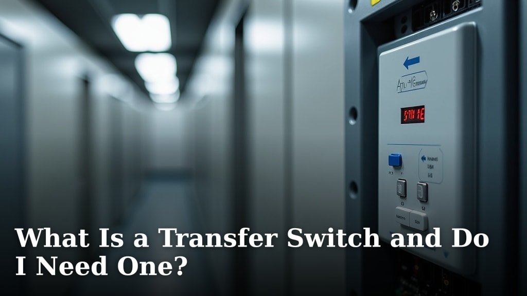 What Is a Transfer Switch and Do I Need One?