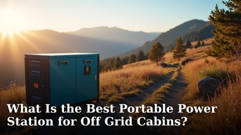 What Is the Best Portable Power Station for Off Grid Cabins?