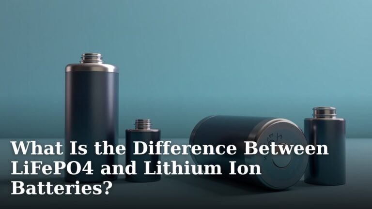 What Is the Difference Between LiFePO4 and Lithium Ion Batteries?