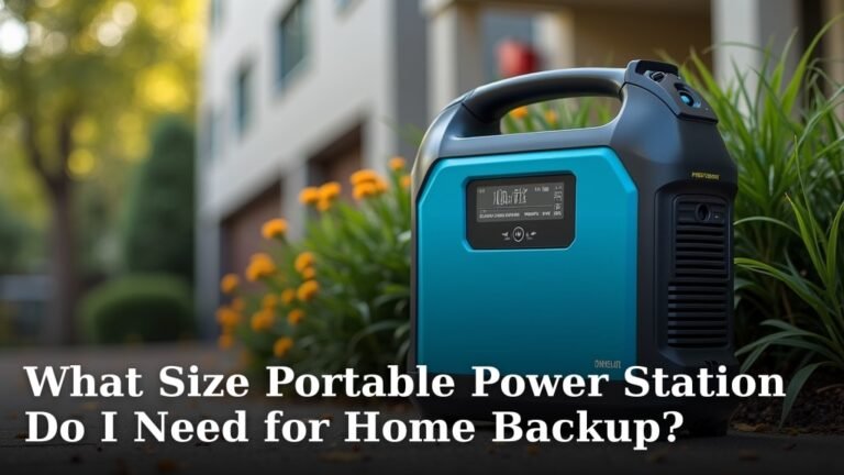 What Size Portable Power Station Do I Need for Home Backup?