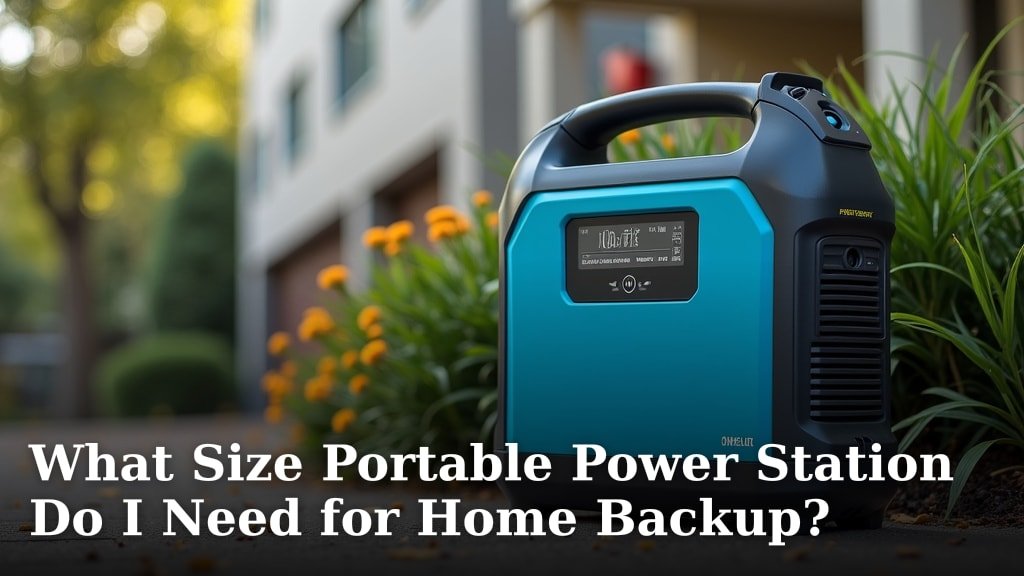 What Size Portable Power Station Do I Need for Home Backup?
