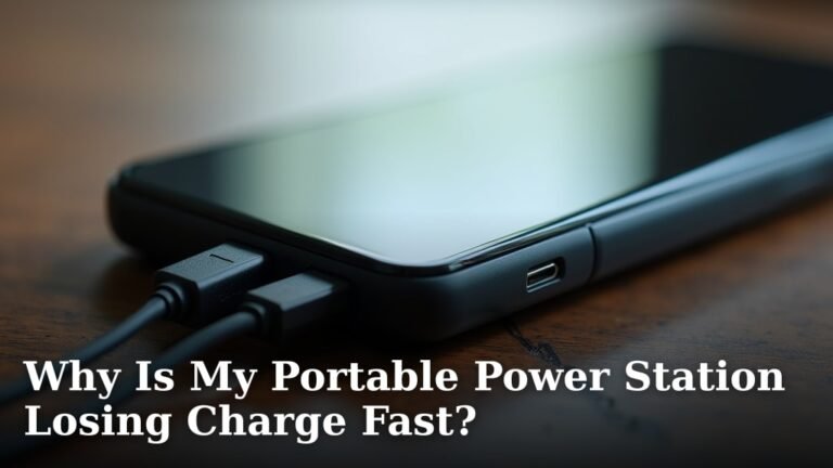 Why Is My Portable Power Station Losing Charge Fast?