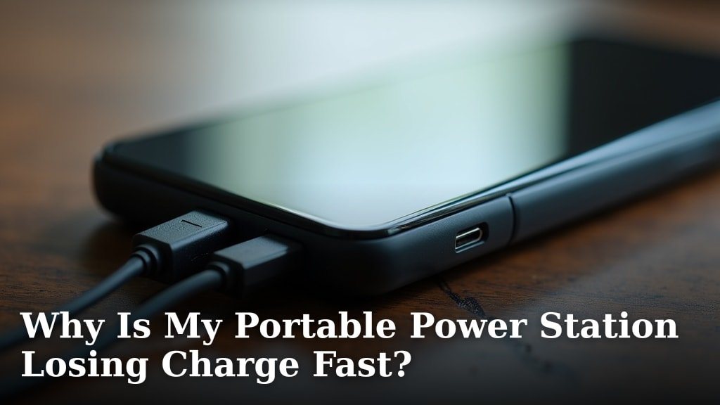 Why Is My Portable Power Station Losing Charge Fast?