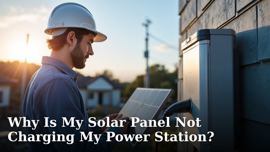 Why Is My Solar Panel Not Charging My Power Station?