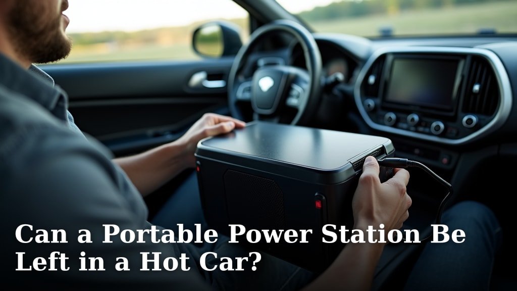 Can a Portable Power Station Be Left in a Hot Car?