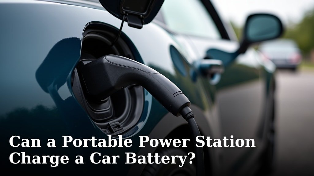 Can a Portable Power Station Charge a Car Battery?