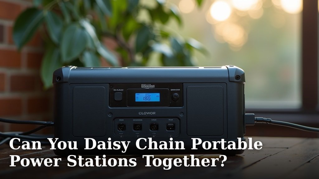 Can You Daisy Chain Portable Power Stations Together?