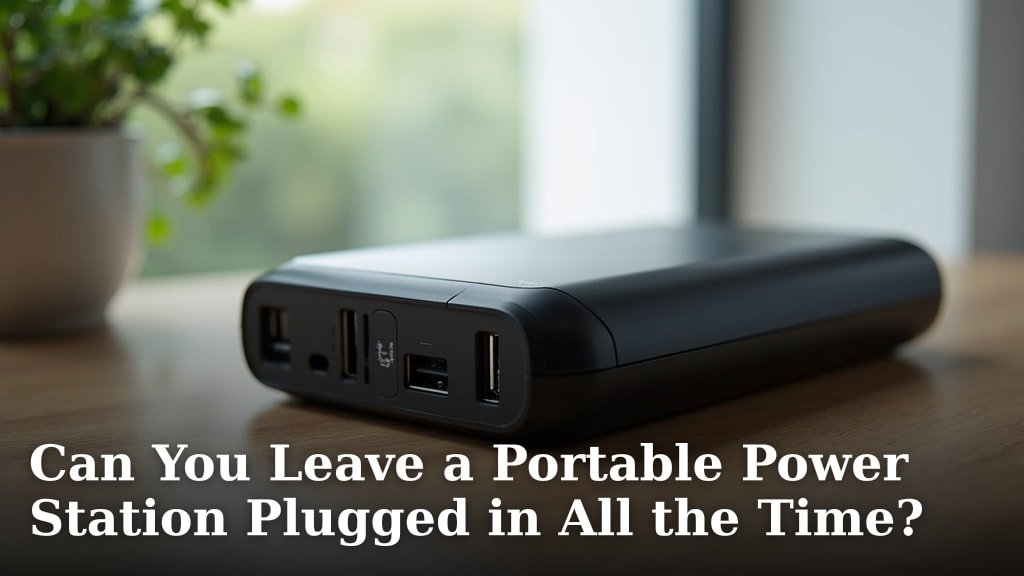 Can You Leave a Portable Power Station Plugged in All the Time?