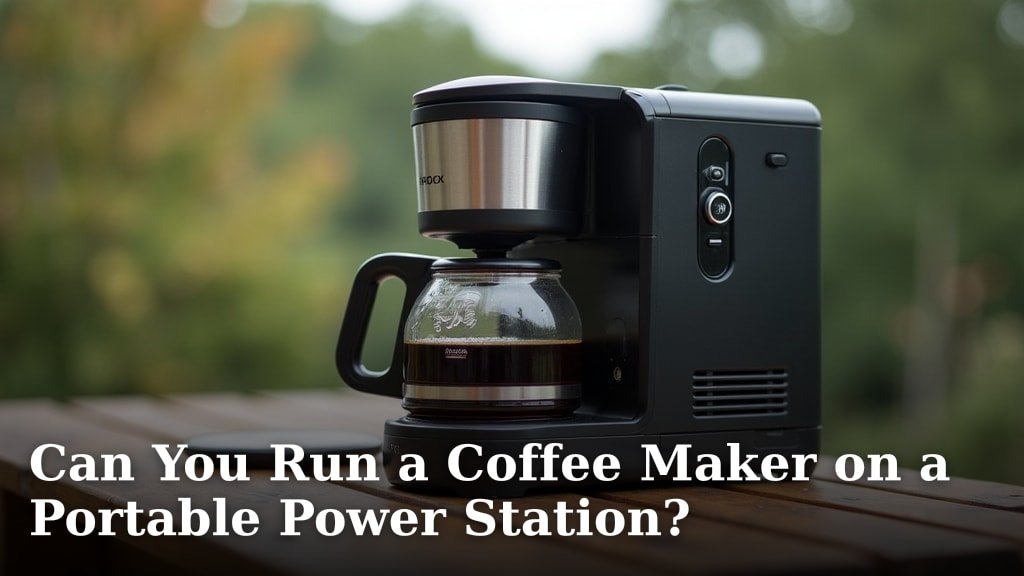 Can You Run a Coffee Maker on a Portable Power Station?