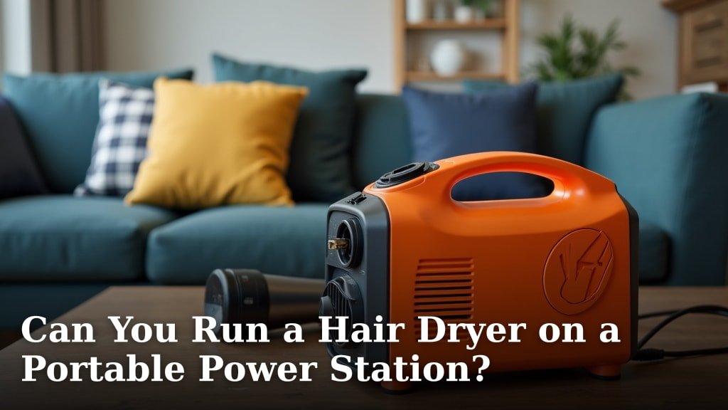 Can You Run a Hair Dryer on a Portable Power Station?