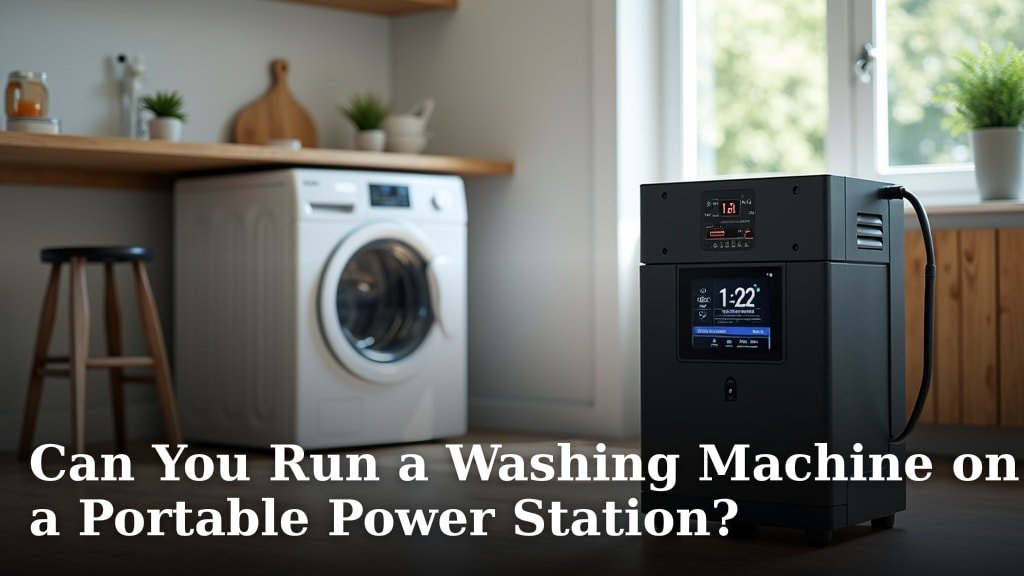 Can You Run a Washing Machine on a Portable Power Station?