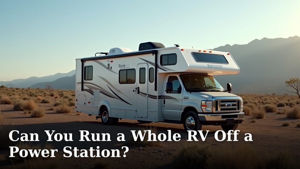 Can You Run a Whole RV Off a Power Station?