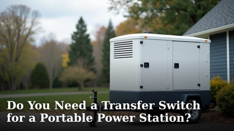 Do You Need a Transfer Switch for a Portable Power Station?
