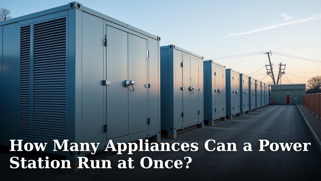How Many Appliances Can a Power Station Run at Once?