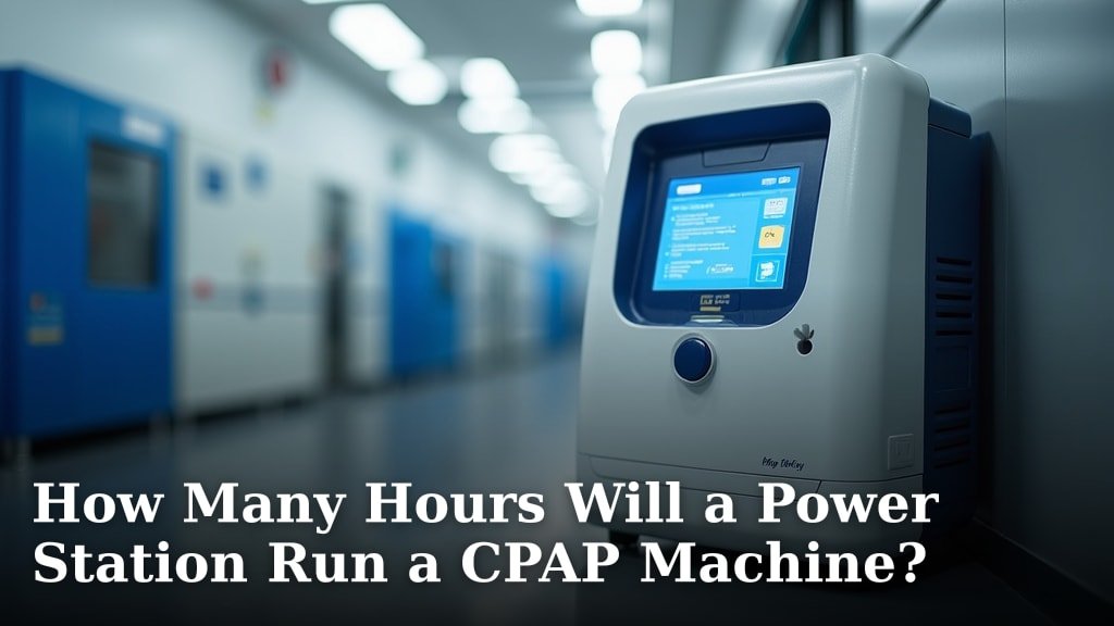 How Many Hours Will a Power Station Run a CPAP Machine?
