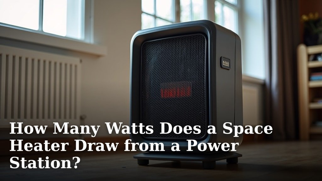 How Many Watts Does a Space Heater Draw from a Power Station?