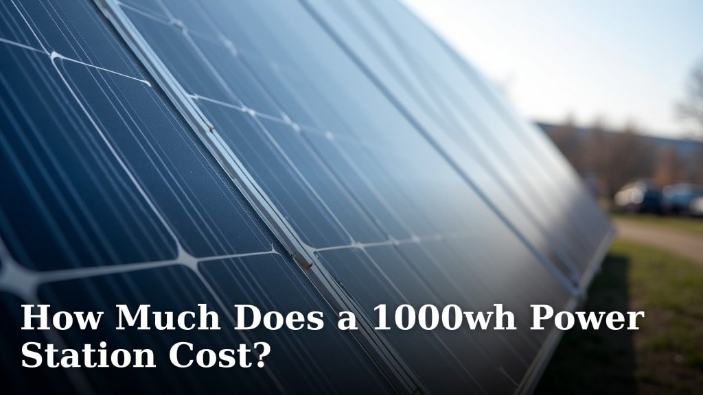 How Much Does a 1000wh Power Station Cost?