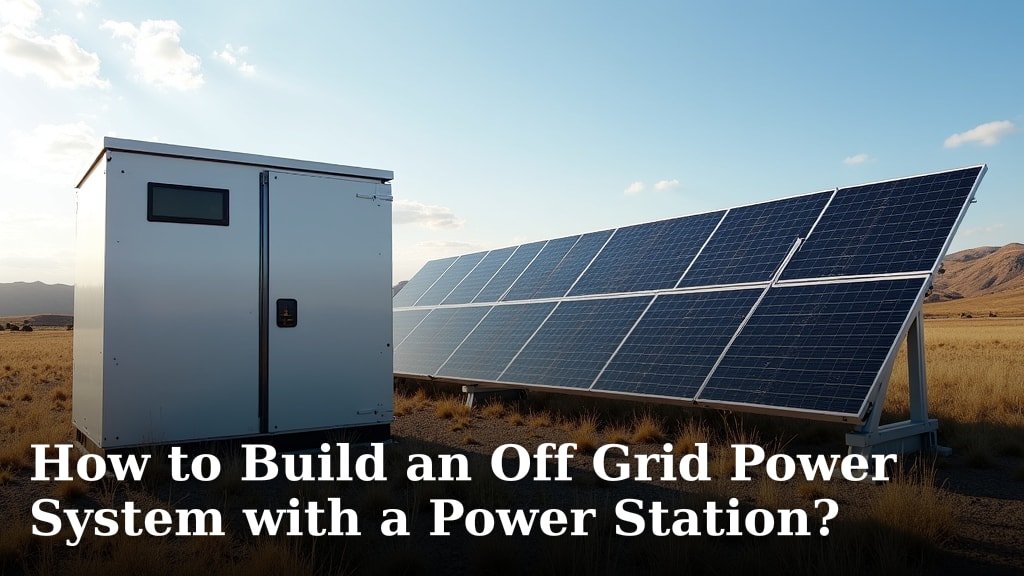 How to Build an Off Grid Power System with a Power Station?