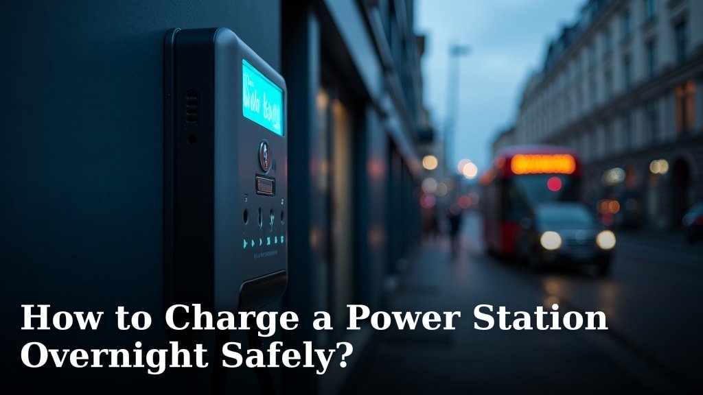 How to Charge a Power Station Overnight Safely?