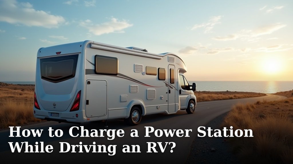How to Charge a Power Station While Driving an RV?