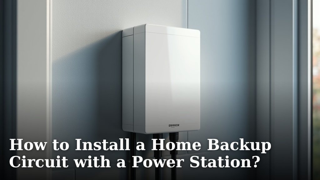 How to Install a Home Backup Circuit with a Power Station?