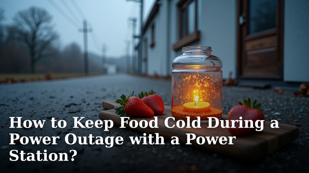 How to Keep Food Cold During a Power Outage with a Power Station?
