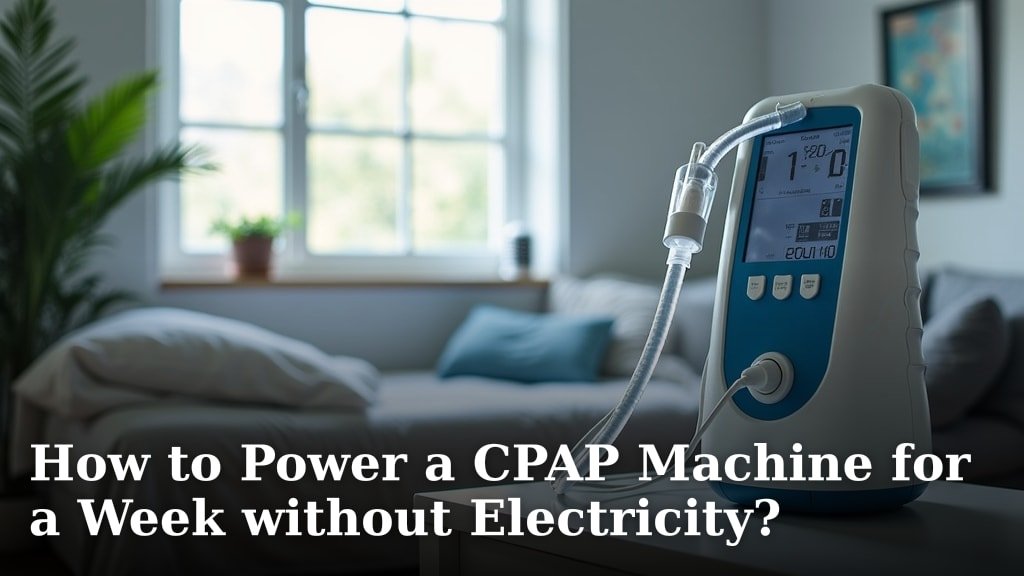 How to Power a CPAP Machine for a Week without Electricity?