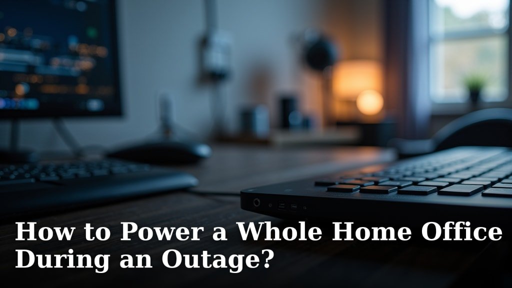 How to Power a Whole Home Office During an Outage?