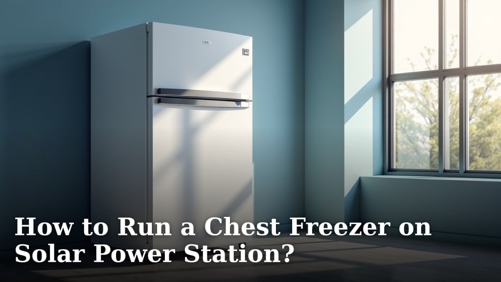 How to Run a Chest Freezer on Solar Power Station?