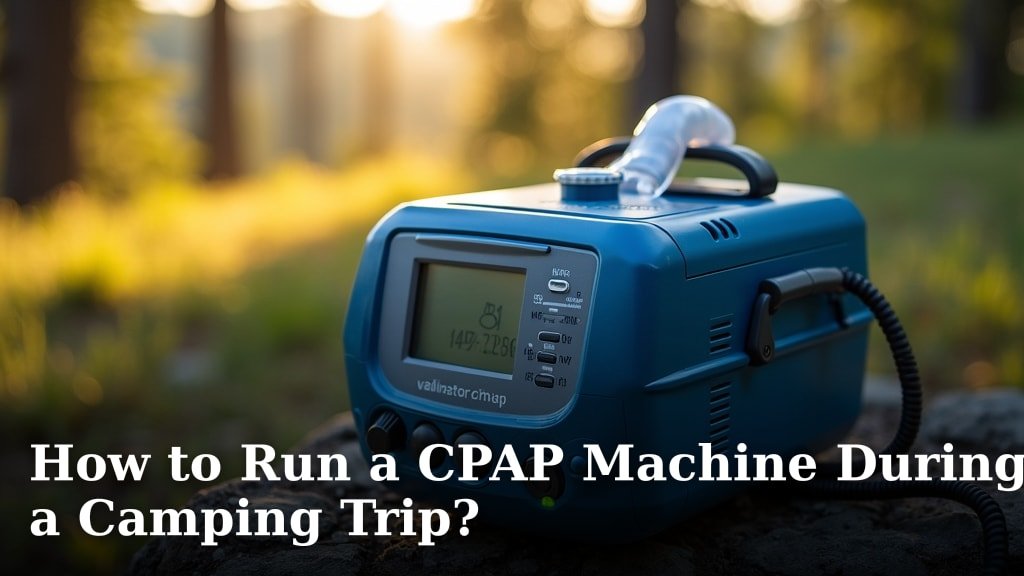How to Run a CPAP Machine During a Camping Trip?