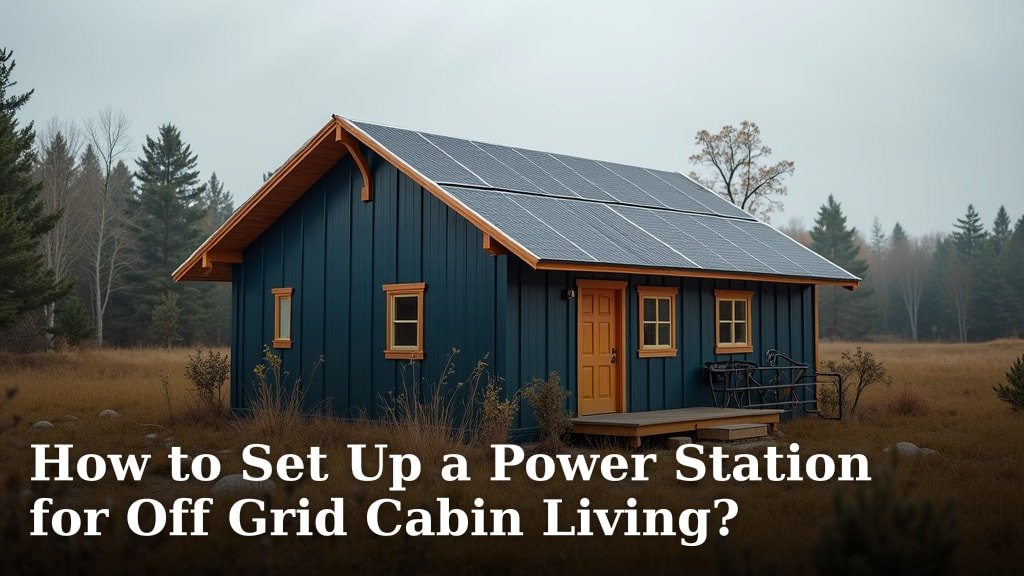How to Set Up a Power Station for Off Grid Cabin Living?