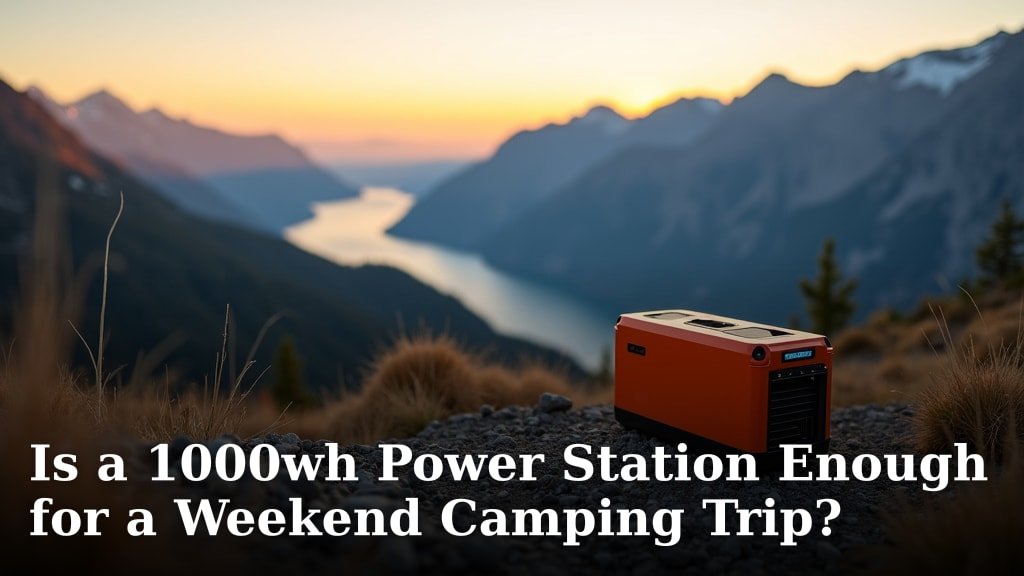 Is a 1000wh Power Station Enough for a Weekend Camping Trip?