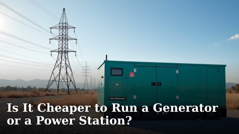 Is It Cheaper to Run a Generator or a Power Station?