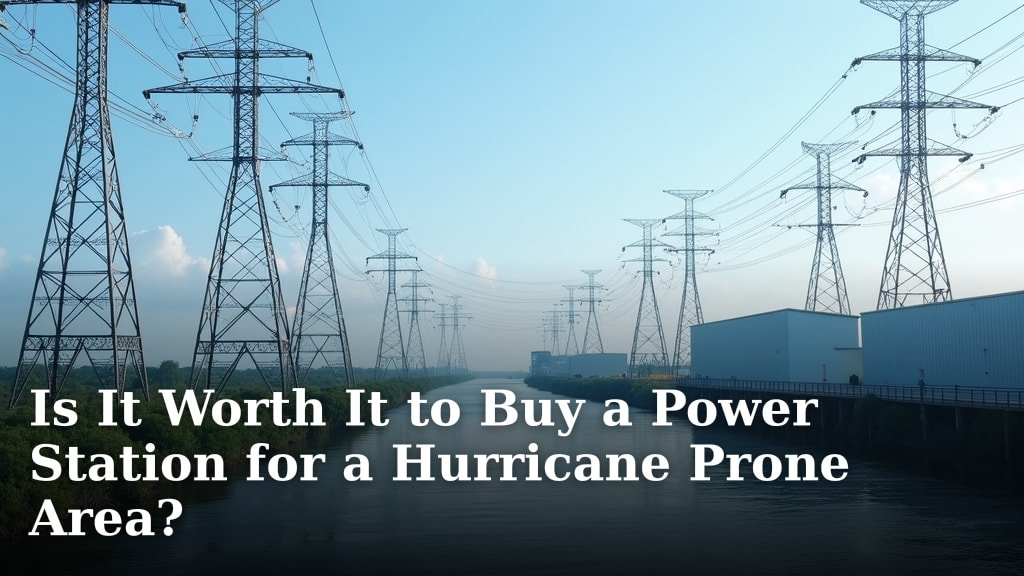 Is It Worth It to Buy a Power Station for a Hurricane Prone Area?